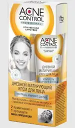 Акне Контроль Крем для лица дневной матирующий, крем для лица, 45 мл, 1 шт, контроль жирного блеска фото