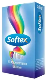 Презервативы Softex Colour цветные, презерватив, 10 шт. фото