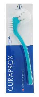 Curaprox щетка для ухода за зубными протезами, 1 шт, зеленая фото