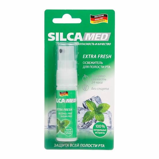 Silcamed Extra fresh освежитель для полости рта, спрей для полости рта, 15 мл, 1 шт. фото
