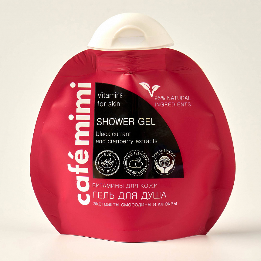 Cafe mimi Гель для душа Витамины для кожи, гель для душа, 100 мл, 1 шт. фото
