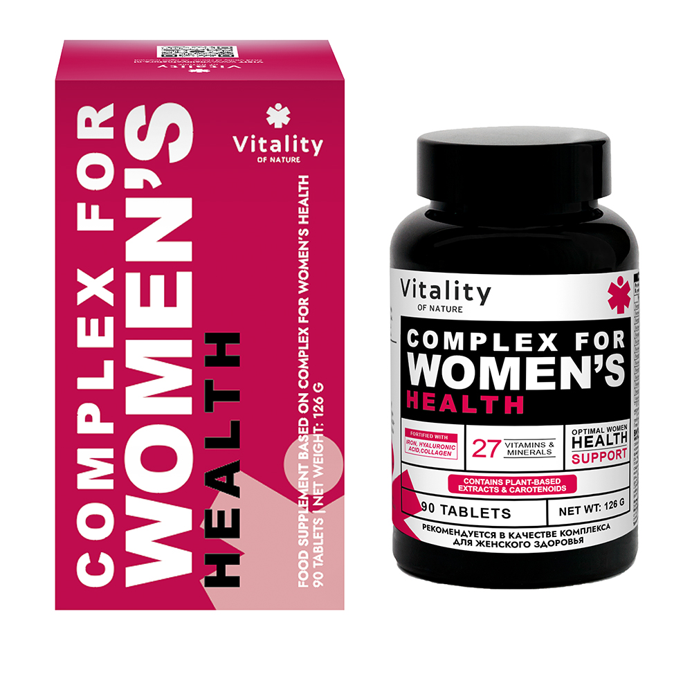 Vitality Комплекс витаминов и минералов для женщин, таблетки, 90 шт. фото