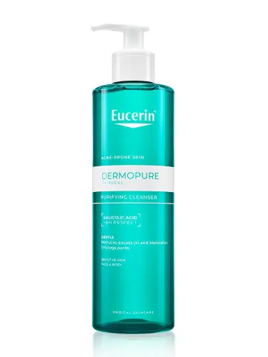 Eucerin DermoPure гель очищающий для лица, гель для умывания, 400 мл, 1 шт, для проблемной кожи фото