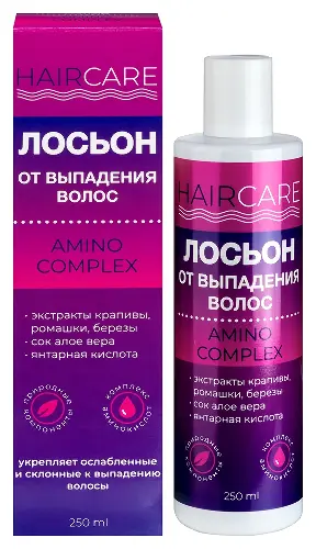 Hair Care Amino Complex Лосьон от выпадения волос, лосьон, 250 мл, 1 шт. фото