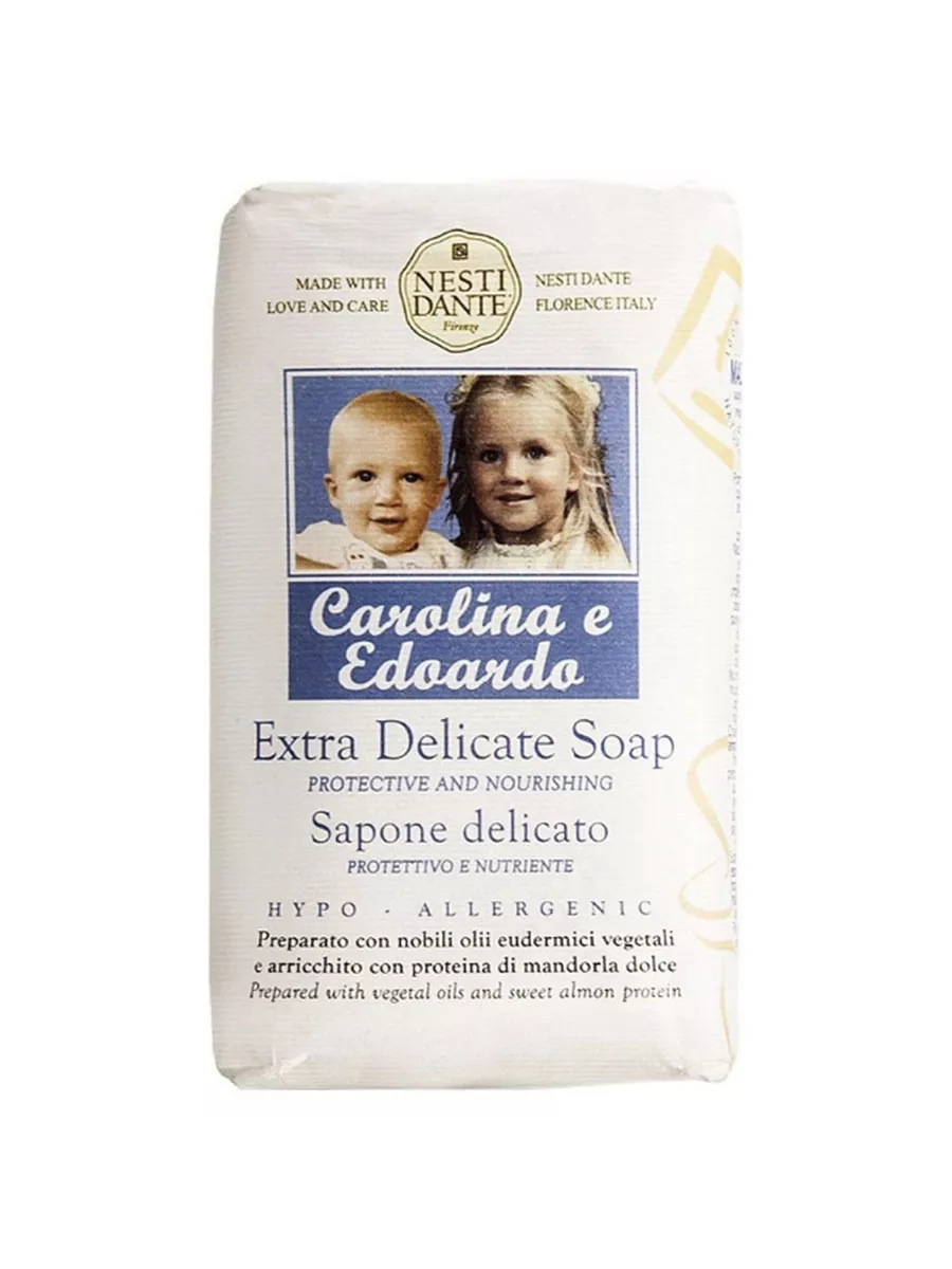 Nesti Dante Мыло Каролина и Эдуардо, мыло твердое, 250 г, 1 шт. фото