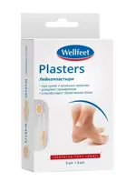 Wellfeet Пластырь мозольный гидроколлоидный, набор пластырей от влажных мозолей, 6 шт, 5,5 х 3,7см + 2,0 х 6,5см фото