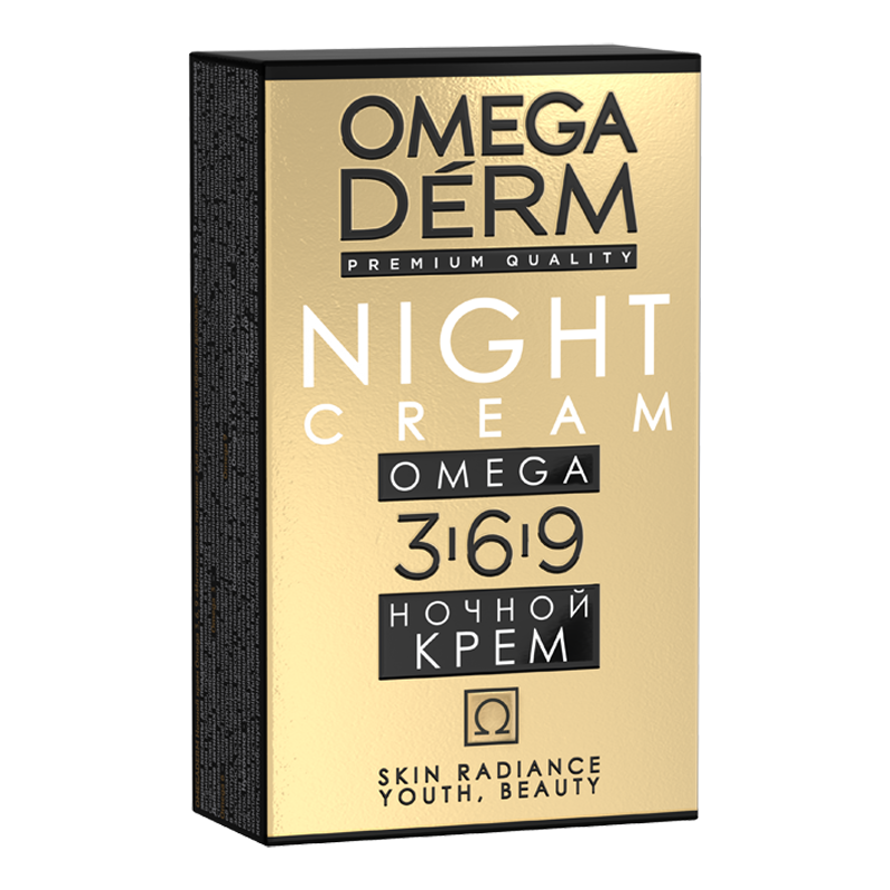 Omegaderm Omega 3,6,9 Ночной крем Интенсивное питание, крем для лица, 50 мл, 1 шт. фото
