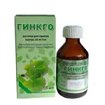 Гинкго, 40 мг/мл, раствор для приема внутрь спиртовой, 50 мл, 1 шт. фото