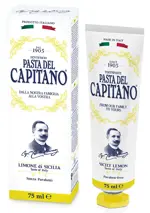 Pasta del Capitano1905 зубная паста, зубная паста, 75 мл, 1 шт, сицилийский лимон фото