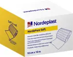 Nordeplast Nordepore soft Лейкопластырь фиксирующий, 10 см х 10 м, пластырь медицинский, 1 шт, нетканая основа фото