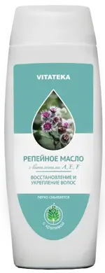 Витатека Репейное масло, масло косметическое, 100 мл, 1 шт, с экстрактом крапивы фото