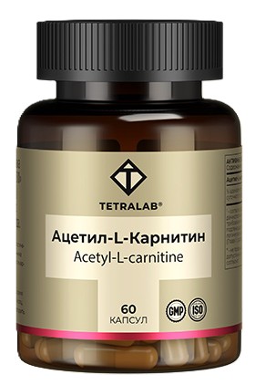 Tetralab Ацетил L-карнитин, капсулы, 60 шт. фото
