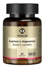 Tetralab Ацетил L-карнитин, капсулы, 60 шт. фото