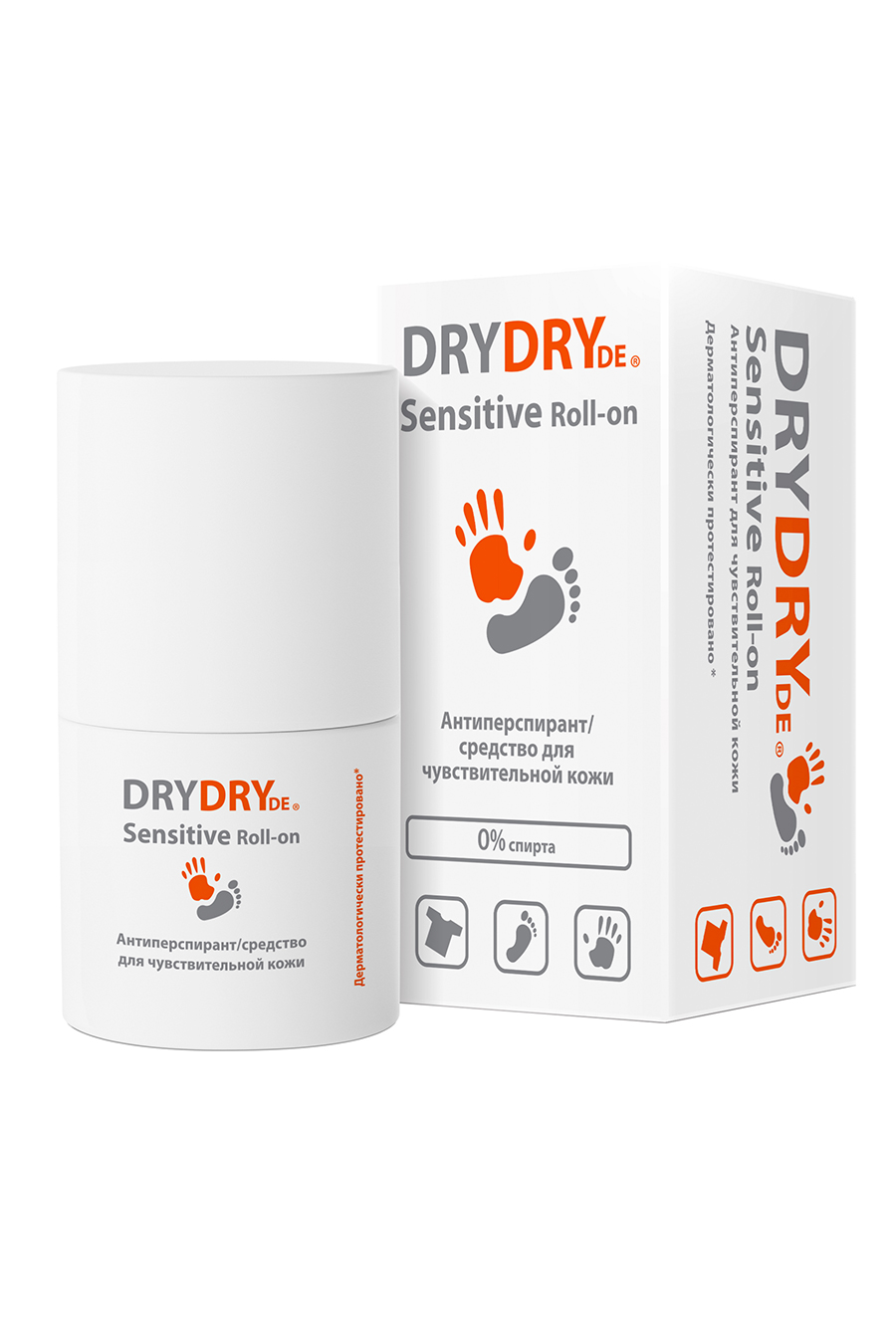 Dry Dry De Sensitive средство от обильного потовыделения, ролик, 50 мл, 1 шт. фото