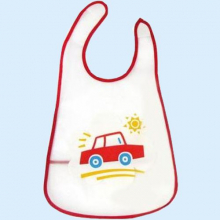 Пома слюнявчик клеенчатый на завязках с карманом, 6+ мес, 1 шт, арт. 2216 фото