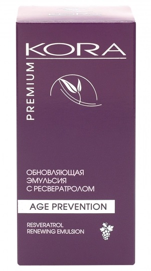 Kora эмульсия обновляющая с ресвератролом, эмульсия, 50 мл, 1 шт. фото