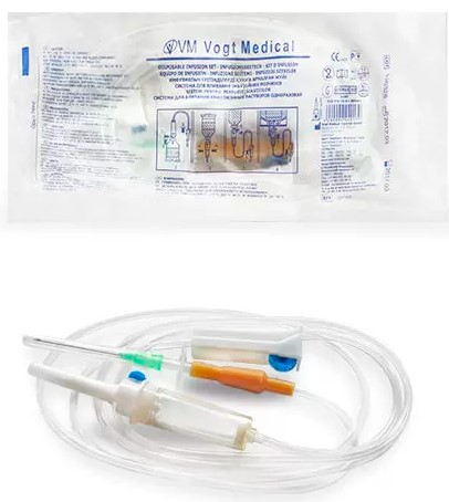 Vogt система инфузионная с металлическим шипом, 1 шт, 21G (0.80х40) фото