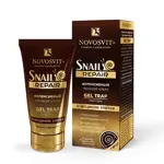 Novosvit Snail Repair Интенсивный ночной крем gel trap с муцином улитки, крем-гель, 50 мл, 1 шт, для лица фото 