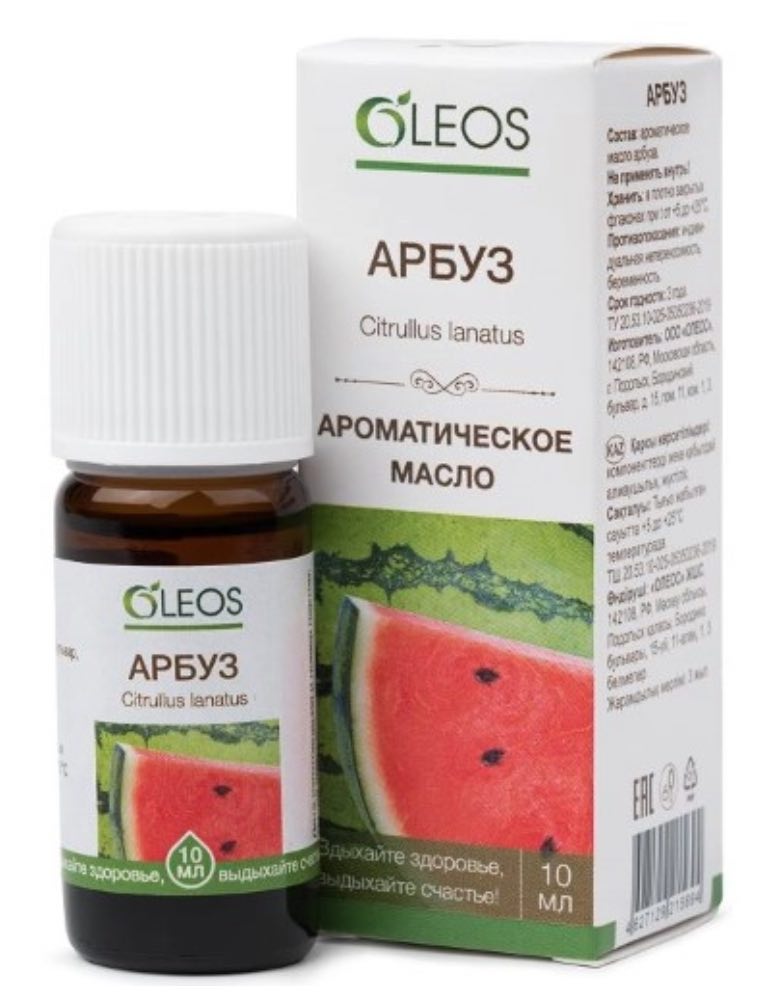 Oleos Арбуз, масло ароматическое, 10 мл, 1 шт. фото