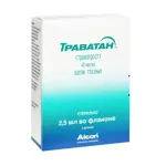 Траватан, 40 мкг/мл, капли глазные, 2.5 мл, 3 шт. фото