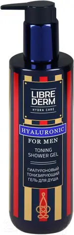 Librederm For Men гиалуроновый тонизирующий гель для душа, гель для душа, 250 мл, 1 шт. фото