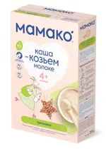 Мамако каша гречневая на козьем молоке, 4+ мес, каша детская молочная, 200 г, 1 шт. фото