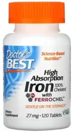 Doctor′s Best Железа хелат, таблетки, 120 шт. фото
