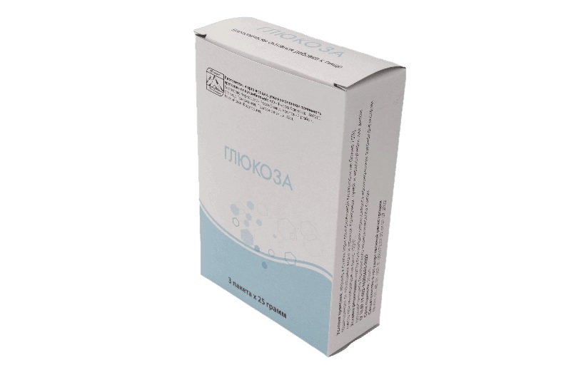 Глюкоза, порошок для раствора, 25 г, 3 шт. фото