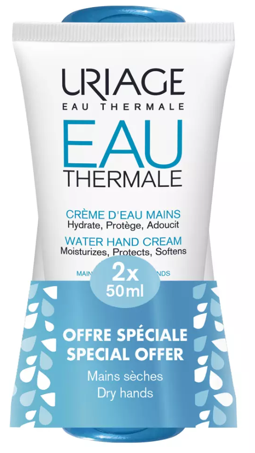 Uriage Eau Thermale Крем для рук увлажняющий, крем для рук, 50 мл, 2 шт. фото