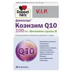 Доппельгерц V.I.P. Коэнзим Q10 + Витамины группы B, капсулы, 30 шт. фото 