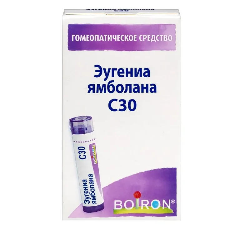 Эугениа ямболана С30, гранулы гомеопатические, 4 г, 1 шт. фото