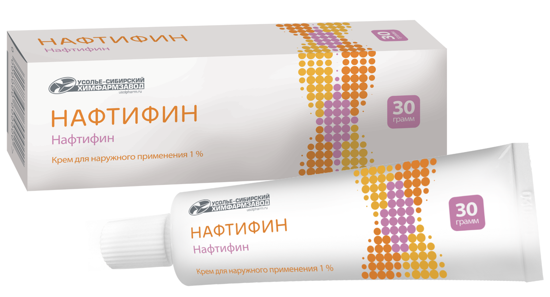 Нафтифин, 1%, крем для наружного применения, 30 г, 1 шт. фото