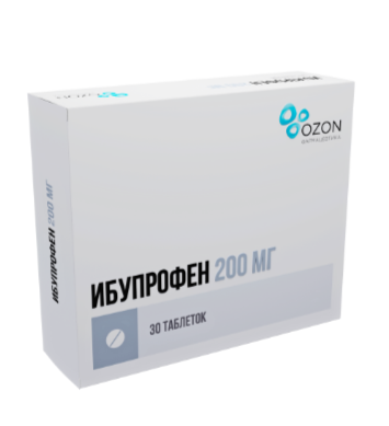 Ибупрофен, 200 мг, таблетки, покрытые пленочной оболочкой, 30 шт. фото