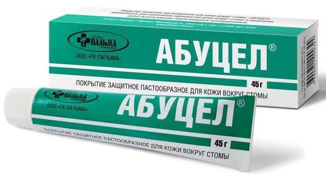 Абуцел Покрытие защитное пастообразное для кожи вокруг стомы, паста, 45 г, 1 шт. фото