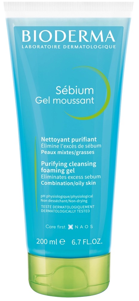 Bioderma Sebium Гель-мусс очищающий, гель-мусс, 200 мл, 1 шт. фото
