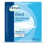 TENA Bed Underpad Normal Пеленки впитывающие (простыни), 60 см х 90 см, 30 шт, 2 капли фото