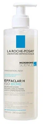 La Roche-Posay Effaclar Н Iso-Biome крем-гель очищающий против несовершенств, крем-гель, 390 мл, 1 шт. фото