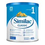 Similac Classic 1, смесь молочная сухая, 400 г, 1 шт, для детей с рождения фото