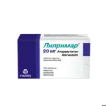 Липримар, 20 мг, таблетки, покрытые пленочной оболочкой, 100 шт. фото