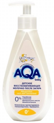 AQA baby молочко восстанавливающее после загара, 250 мл, 1 шт. фото