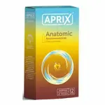 Aprix Anatomic презервативы, презерватив, 12 шт, анатомической формы фото