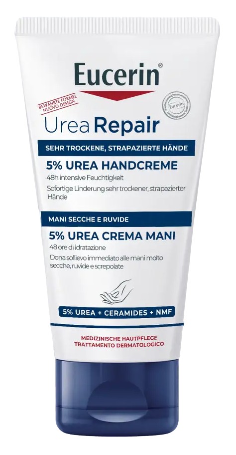 Eucerin UreaRepair Plus Крем для рук увлажняющий, крем, 75 мл, 1 шт, для очень сухой кожи фото