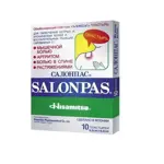 Salonpas пластырь обезболивающий, 6.5 см х 4.2 см, пластырь медицинский, 10 шт. фото