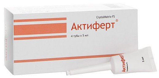 АКТИФЕРТ CrystalMatrix-FS, гель интимный, гель вагинальный, 5 мл, 4 шт. фото