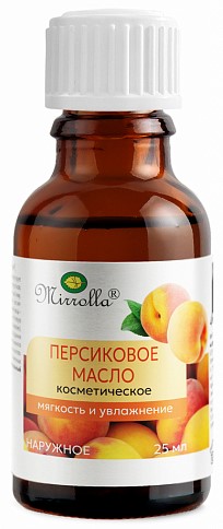 Mirrolla Масло косметическое персиковое, масло косметическое, 25 мл, 1 шт. фото