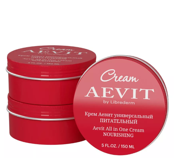 Librederm Аевит Крем питательный универсальный банка, крем, 150 мл, 1 шт. фото
