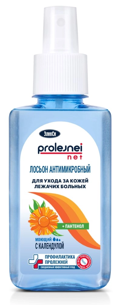 Эликси лосьон моющий с календулой, лосьон-спрей, 100 мл, 1 шт, без смывания фото