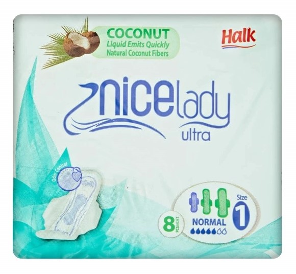 Nicelady Ultra Normal Прокладки женские гигиенические, прокладки гигиенические, 8 шт, 5 капель фото