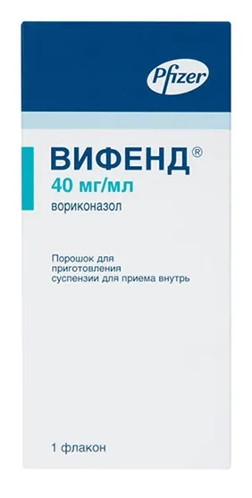 Вифенд, 40 мг/мл, порошок для приготовления суспензии для приема внутрь, 45 г, 1 шт. фото