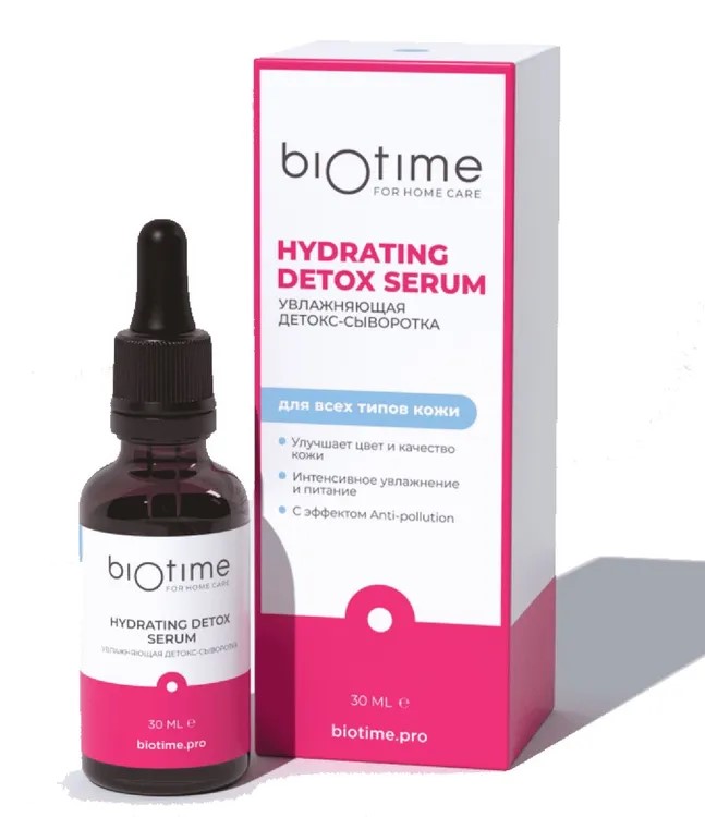 BioTime Детокс-сыворотка увлажняющая, сыворотка, 30 мл, 1 шт, для всех типов кожи фото